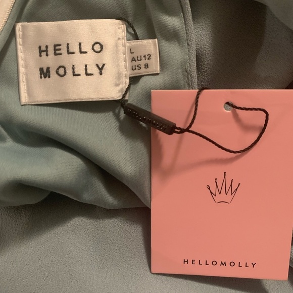 Hello Molly Backstage Passes Dress in Sage 
Size US 8 Cocktail Dress - Picture 12 of 16